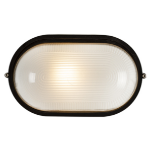 Bulkhead Large Oval Glass E27