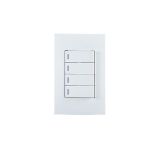 Horizon Modern 4Lever 1W Switch White