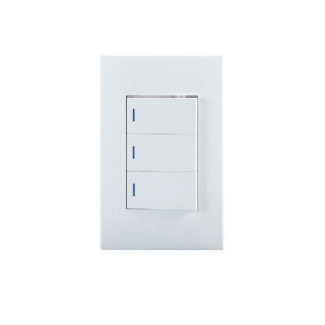 Horizon Modern 3Lever 2W Switch White