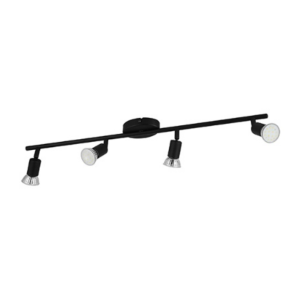 Buzz Spotlight 4LT LED GU10 Black
